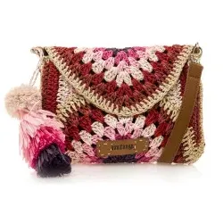 Mustang für Damen. DARI Dari rote Clutch-Tasche (OSFA), Lässig, Synthetisch