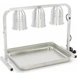 MAXIMA Heizlampe - 3 Lampen - inklusive 3 Lampen und 1 x 1/2 GN Behälter