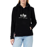 Alpha Industries Basic Hoody Polar Fleece Wmn Kapuzensweat für Damen Black