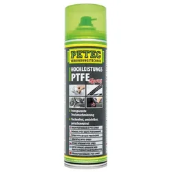 PETEC PTFE-Spray (500 ml) Trockenschmierstoff weiß-transparent  74050