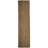 FLAIR RUGS Läufer Jute Boucle, rechteckig, Höhe: 7 mm, aus 100% Jute, mit Fransen, aus Naturfasern beige 60 cm x 230 cm x 7 mm