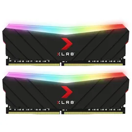 PNY XLR8 Gaming Epic 32GB (2x16GB) Desktop Memory Dual Pack XLR8 RGB DDR4 3200 MHz Schwarz