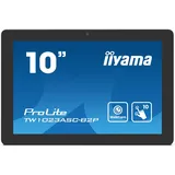 iiyama Prolite TW1023ASC-B2P 25,5cm 10,1" IPS LED-Monitor WXGA 10 Punkt Multitouch kapazitiv HDMI USB3.2 RJ45 Android-OS PoE schwarz