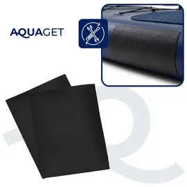 aquaget SUP Board Set 350 x 81 x 15 cm Schwarz
