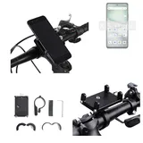 K-S-Trade Smartphone-Halterung für UMIDIGI Note 100x 5G, (Handyhalterung das Fahrrad Halter Lenkstange Fahrradhalterung) schwarz