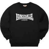 Lonsdale Welham Sweatshirt Schwarz/Weiß L