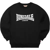 Lonsdale Welham Sweatshirt Schwarz/Weiß L