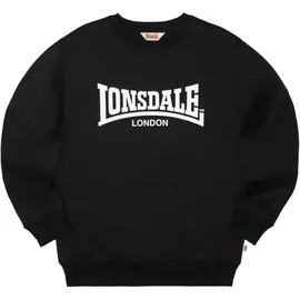 Lonsdale Welham Sweatshirt Schwarz/Weiß L