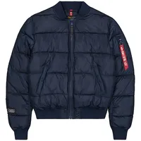 Alpha Industries Ma-1 Logo Puffer Ultra Navy 2XL