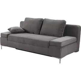 Jockenhöfer Schlafsofa JOCKENHÖFER GRUPPE "Jano", grau, B:202cm T:103cm, Sofas, Schlafsofa, klassisches Schlafsofa mit individuell, verstellbaren Armlehnen