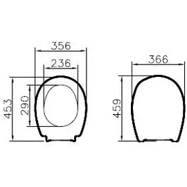 Vitra Conforma WC-Sitz Weiß