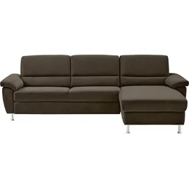 CALIZZA INTERIORS »Onyx L-Form«, Recamiere links oder rechts, wahlweise mit Bettfunktion, Breite 270 cm
