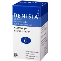 DENISIA 6 Atemwegserkrankungen Tabletten 80 St Tabletten