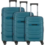 polestream Strz Koffer-Set 3-tlg. petrol/blue/green