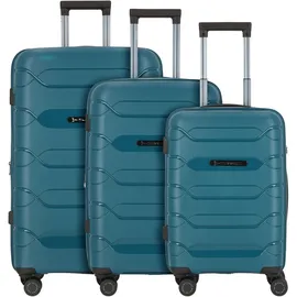 polestream Strz Koffer-Set 3-tlg. petrol/blue/green
