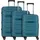 polestream Strz Koffer-Set 3-tlg. petrol/blue/green