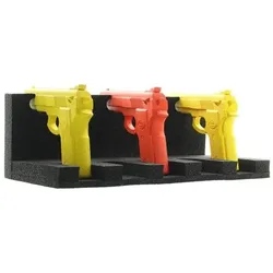 Rottner Waffenhalter für 5 Kurzwaffen schwarz, 37.5x13.5x20 cm