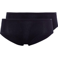 Skiny Damen Panty, Vorteilspack - Slip, Pants, Cotton Stretch, Basic Schwarz L Pack
