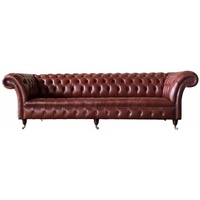 JVmoebel Chesterfield-Sofa, Sofa Chesterfield Klassisch Design Wohnzimmer Sofas Couch braun