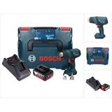 Bosch Professional Akku Heissluftgebläse 18 V 300° C / 500° C + 1x Akku 4,0 Ah + Ladegerät + L-Boxx