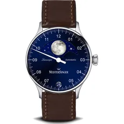 Meistersinger Klassik Plus Lunascope LS908 - blau,braun - 40mm