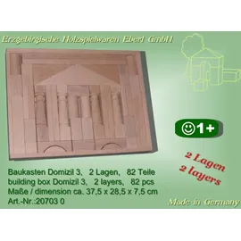 Erzgebirgische Holzspielwaren Baukasten Domizil 3 (207030)
