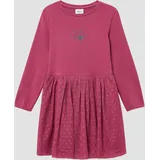 s.Oliver Kurzes Kleid mit Mesh-Rock und Glitzerprint - 104