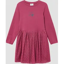 s.Oliver Kurzes Kleid mit Mesh-Rock und Glitzerprint - 104