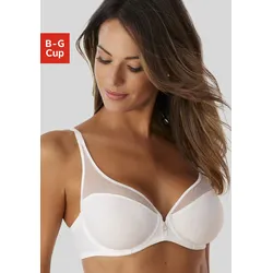 LASCANA Bügel-BH, mit dezent transparentem Look LASCANA creme 75