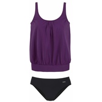 LASCANA Oversize-Tankini Damen aubergine Gr.48