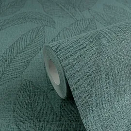 A.S. Création Cosmoliving by Cosmopolitan Vliestapete Blätter (Grün-Blau, Floral, 10,05 x 0,53 m)