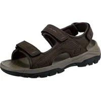 SKECHERS Herren Tresmen-Garo Open Toe Water Sandal, Chocolate Synthetic,