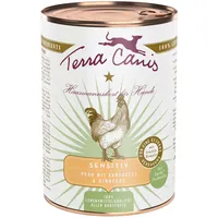 Terra Canis Sensitive 400 Gramm Hundenassfutter Sparpaket 12 x 400 Gramm Huhn