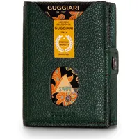 GUGGIARI Zen® Kleine Geldbörse Herren - Schmale Herren Geldbörse - Geldbörse Herren klein mit Münzfach und Kreditkartenfächern - Kartengeldbeutel Herren - Geldbeutel Herren (Bosco)