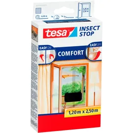 Tesa Fliegenschutzgitter Insect Stop Comfort 120 x 250 cm Anthrazit