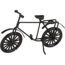 HobbyFun Miniatur-Fahrrad schwarz, ca. 9,5 x 6 cm