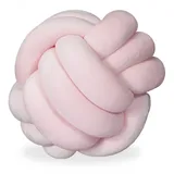 Relaxdays Knotenkissen 25 x 25 cm Rosa