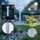 Spetebo Gartenthermometer XXL Silber 112