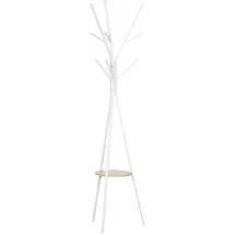 Homcom Garderobenständer 45 x 45 x 180 cm Weiß