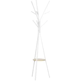 Homcom Garderobenständer 45 x 45 x 180 cm Weiß