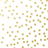Braun & Company Braun&company - Servietten Motiv Avantgarde Golden Dots Weiß 33 X 33 Cm - 20er Pack Weihnachtsdeko