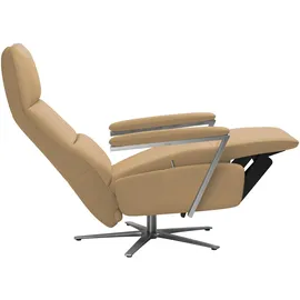 sit&more TV-Sessel Vario Comfort Kunstleder 70 x 124 x 85 cm beige mit Kopfteilverstellung