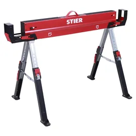 Stier Premium Falt-Arbeitsbock Sägebock höhenverstellbar 590 kg (Single)