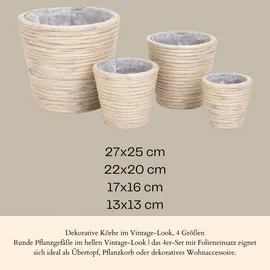 Marrakesch Orient & Mediterran Interior Marrakesch 27 x 27 x 27 cm Grau