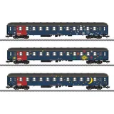 Märklin 42698 H0 Reisezugwagen-Set Bcm, 2. Klasse der DSB