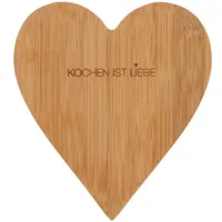 r√§der design Schneidebrett Herzform Holz 1 0 x 0 cm
