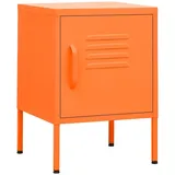 vidaXL Nachttisch Orange 35x35x51 cm Stahl