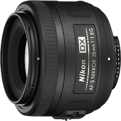 NIKON JAA132DA NIKKOR G - 35 mm f/1.8 AF-S, DX (Objektiv für Nikon F-Mount, Schwarz)