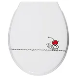 ADOB WC Sitz Käfer Absenkautomatik Rot