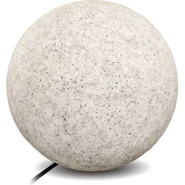 Kobi Stein Kugelleuchten Außen Wasserdicht und Winterfest IP65 Gartenlampe Aussen, IP65 Kabel 2m Garten Deko, Gartenleuchten mit Strom